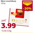 Allahindlus - Merci assortiikarp
250 g