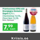 Allahindlus - Prantsusmaa KPN vein
Bourgogne Domaine
Dupre 0,75 L