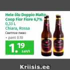 Hele õlu Doppio Malto 
Coop Fior Fiore 