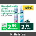 Allahindlus - Nivea juukselakk 
250 ml 