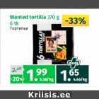 Allahindlus - Wanted tortilla
 370 g
6 tk