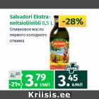 Allahindlus - Salvadori Ekstra-
neitsioliiviõli 
0,5 L