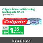 Allahindlus - Colgate Advanced Whitening 
hambapasta 
125 ml