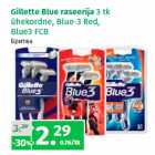 Allahindlus - Gillette Blue raseerija 
3 tk