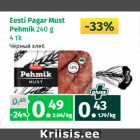 Allahindlus - Eesti Pagar Must 
Pehmik 
240 g
4 tk 