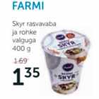 Allahindlus - Farmi Skyr rasvavaba ja rohke valguga 400 g