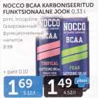 Allahindlus - NOCCO BCAA KARBONISEERITUD FUNKTSIONAALNE JOOK 0,33 L