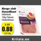 Allahindlus - Kerge sink
linnulihast
(viilutatud)
150g / Rakvere
Lihakombinaat