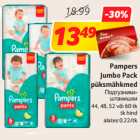 Mähkmed - Pampers
Jumbo Pack
püksmähkmed
