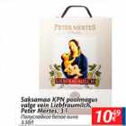 Allahindlus - Saksamaa KPN poolmagus valge liebfraumilch, Peter Mertes, 3 l