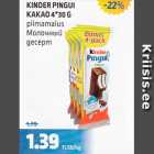 KINDER PINGUI KAKAO 4 x 30 g