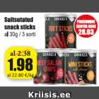 Suitsutatud snack sticks