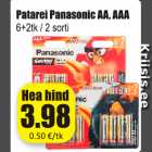 Patarei Panasonic AA, AAA