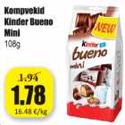 Kompvekid Kinder Bueno Mini 108 g