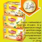 Allahindlus - Lipton maitsestatud
must tee, 20 pakki, 32 g