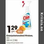 Allahindlus - Klaasipuhastusvahend Windows,
Clin
500 ml