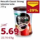 Allahindlus - Nescafé Classic Strong
lahustuv kohv
250 g