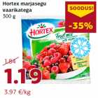 Allahindlus - Hortex marjasegu
vaarikatega
300 g