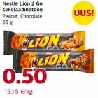 Allahindlus - Nestlé Lion 2 Go
šokolaadibatoon