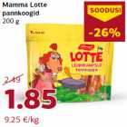 Allahindlus - Mamma Lotte
pannkoogid
200 g