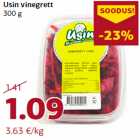 Allahindlus - Usin vinegrett
300 g