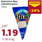 Allahindlus - Alpenstern Blue
sinihallitusjuust
100 g