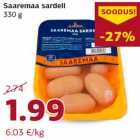 Allahindlus - Saaremaa sardell
330 g