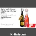 Allahindlus - Itaalia poolvahuvein
Villa Teresa, 11 %, 75 cl
• Prosecco
• Rose Veneto