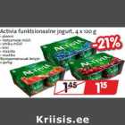 Allahindlus - Activia funktsionaalne jogurt, 4 x 120 g
• ploomi
• metsamarja-müsli
• virsiku-müsli
• kirsi
• maasika
• mustika