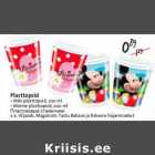 Allahindlus - Plasttopsid
• Miki plasttopsid, 200 ml
• Minnie plasttopsid, 200 ml