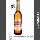 Allahindlus - •Õlu Krusovice Imperial, 5%, 50 cl