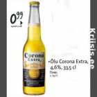 Allahindlus - •Õlu Corona Extra,
4,6%, 33,5 cl