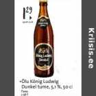 Allahindlus - •Õlu König Ludwig
Dunkel tume, 5,1 %, 50 cl