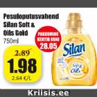 Allahindlus - Pesuloputusvahend Silan Soft & Oils Gold