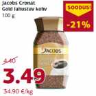 Allahindlus - Jacobs Cronat
Gold lahustuv kohv
100 g