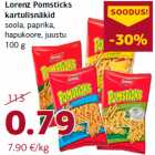 Allahindlus - Lorenz Pomsticks
kartulisnäkid