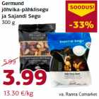 Allahindlus - Germund
jõhvika-pähklisegu
ja Sajandi Segu
300 g