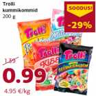 Allahindlus - Trolli
kummikommid
200 g