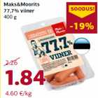 Allahindlus - Maks&Moorits
77,7% viiner
400 g