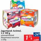 Allahindlus - Jogurtijook Actimel, 4 x 100 g