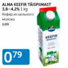 ALMA KEEFIR TÄISPIIMAST 3,8 - 4,2%, 1 KG