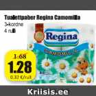 Allahindlus - Tualettpaber Regina Camomile