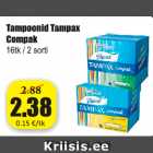 Tampoonid Tampax Compak