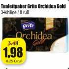 Allahindlus - Tualettpaber Grite Orhidea Gold