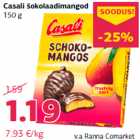 Casali šokolaadimangod
150 g