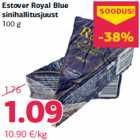 Allahindlus - Estover Royal Blue
sinihallitusjuust
100 g