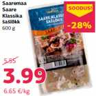 Saaremaa
Saare
Klassika
šašlõkk
600 g