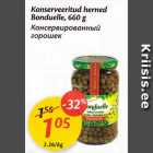 Konserveeritud herned Bonduelle, 660 g