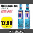 Allahindlus - Viin Russian Ice Vodka