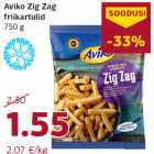 Allahindlus - Aviko Zig Zag
friikartulid
750 g